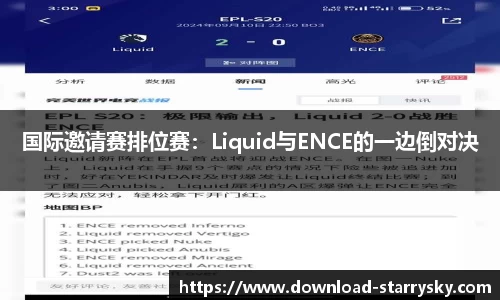 国际邀请赛排位赛：Liquid与ENCE的一边倒对决